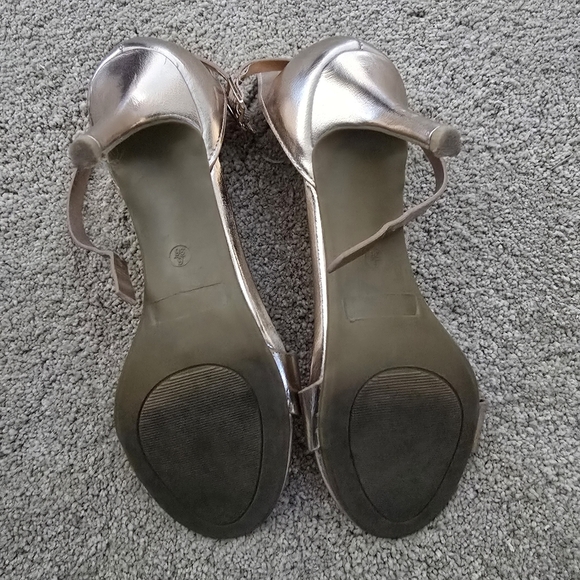 Lulus Rose Gold Strappy Heels - Picture 5 of 6